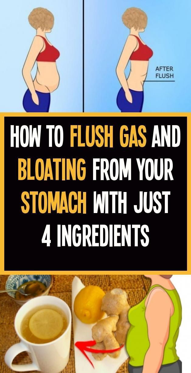 How To Flush Gas And Bloating From Your Stomach With Just 4 Ingredients 